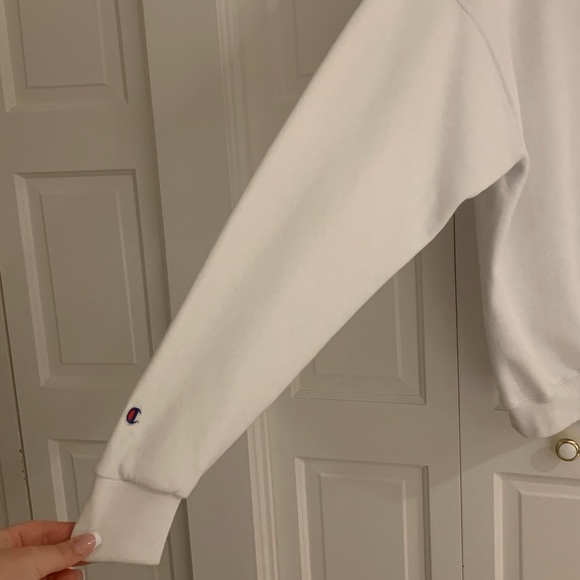 Y2k UCLA Champion Hoodie, Size: XL, Colour: White/Blue - Picture 4 of 5